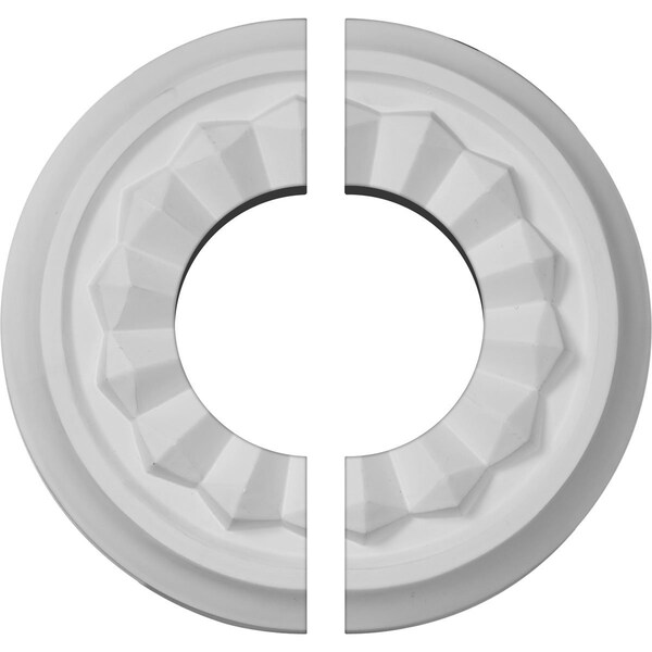 Ekena Millwork Olivia Ceiling Medallion, Two Piece (Fits Canopies up to 3 1/2"), 7 7/8"OD x 3 1/2"ID x 1 1/8"P CM07OL2-03500 - main